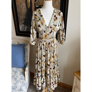 NWT Polo Ralph Lauren Dress, M, Beige & Brown Size 0